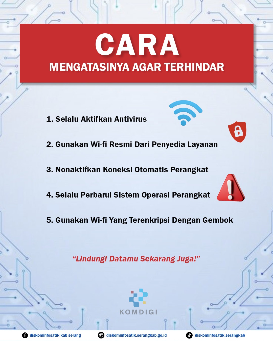 Menghindari WiFi Publik yang Berisiko